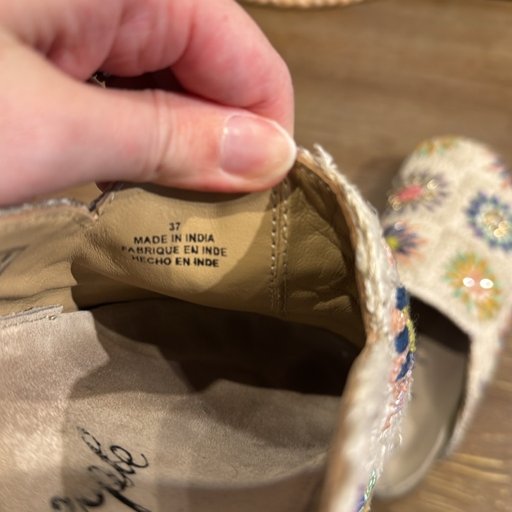 Free People Multicolor Embroidered Mules - Picture 6 of 6